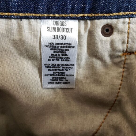 Aeropostale Driggs Slim Boot Denim Jeans Men's Size 38x30 - Picture 5 of 7